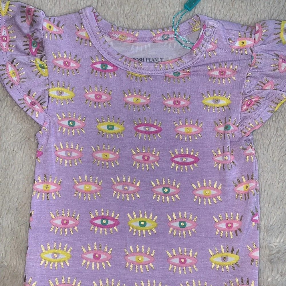 NWT Posh Peanut Cleo Twirl Skirt Bodysuit Dress 6-12M - Picture 3 of 7